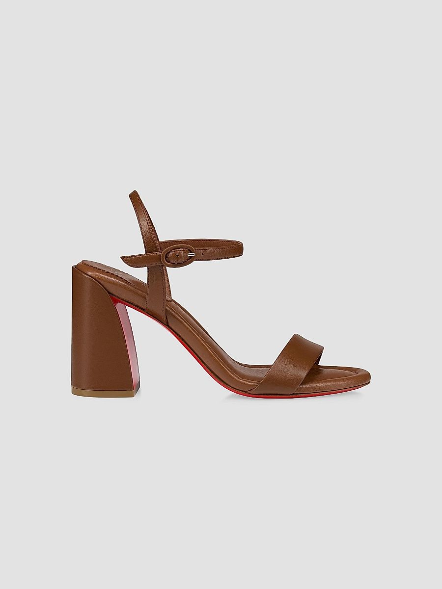 Christian Louboutin Women's Jane 85MM Sandals - Cuoio - Size 12