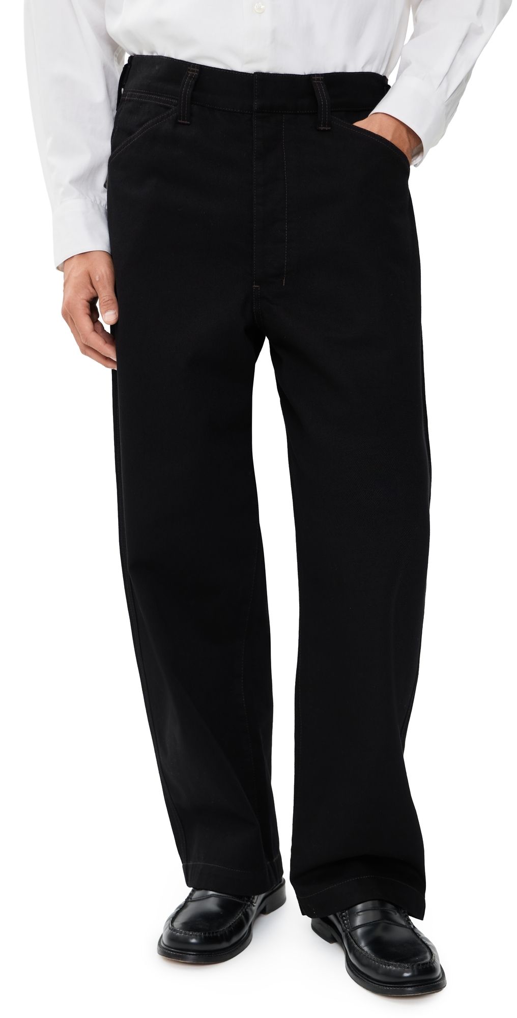 Lemaire Maxi Workwear Pants Black 50