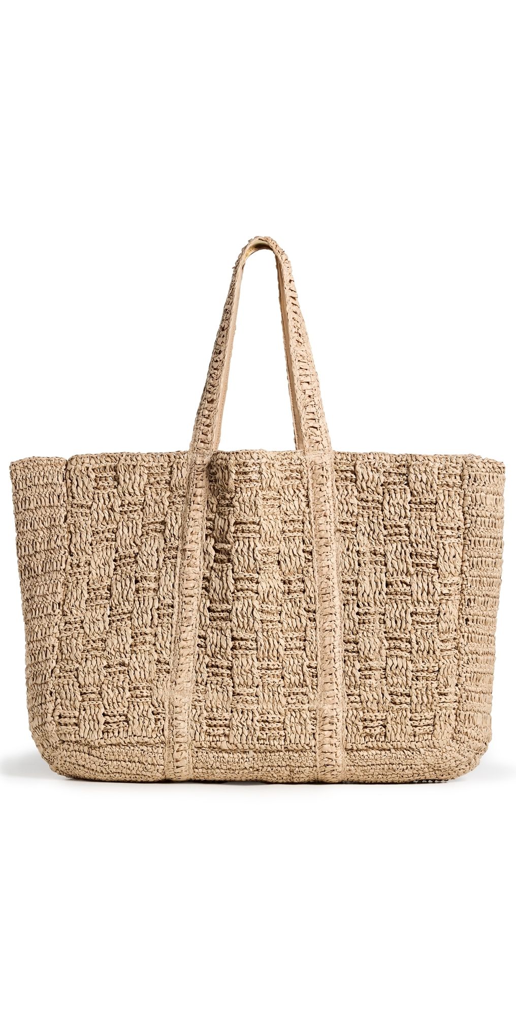 Faherty Extra Large Raffia Tote Natural One Size