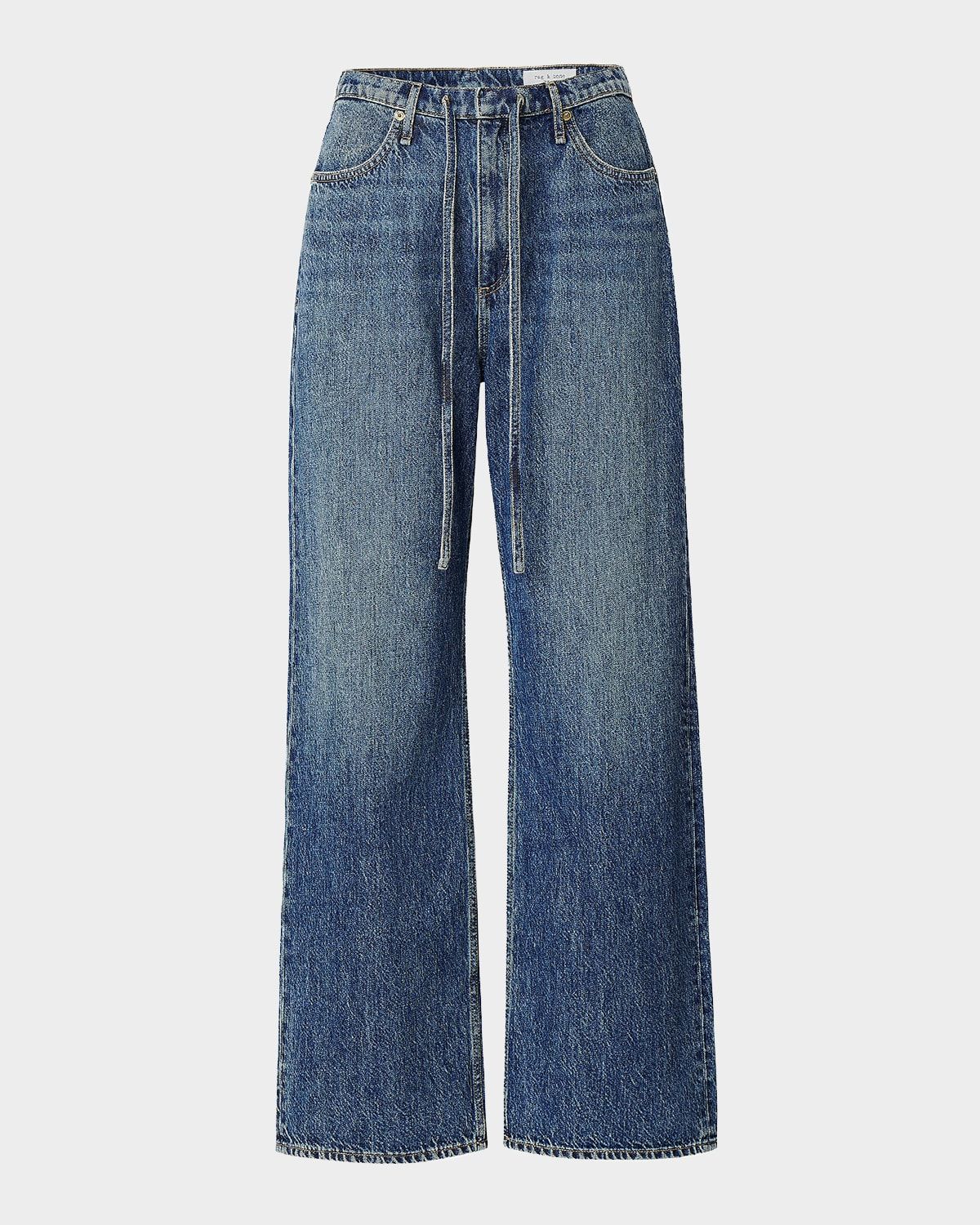 Phoebe Featherweight Drawstring Jeans