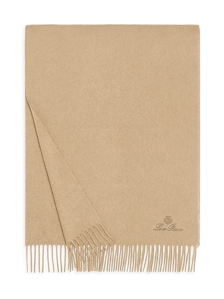 Women's Grande Unita Cashmere Scarf - Flannel Melange