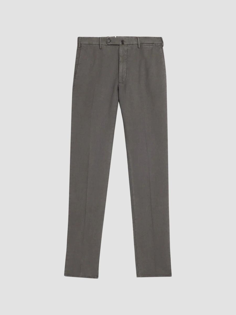 Slowear Men's Doeskin Flat-Front Pants - Anthracite - Size 32