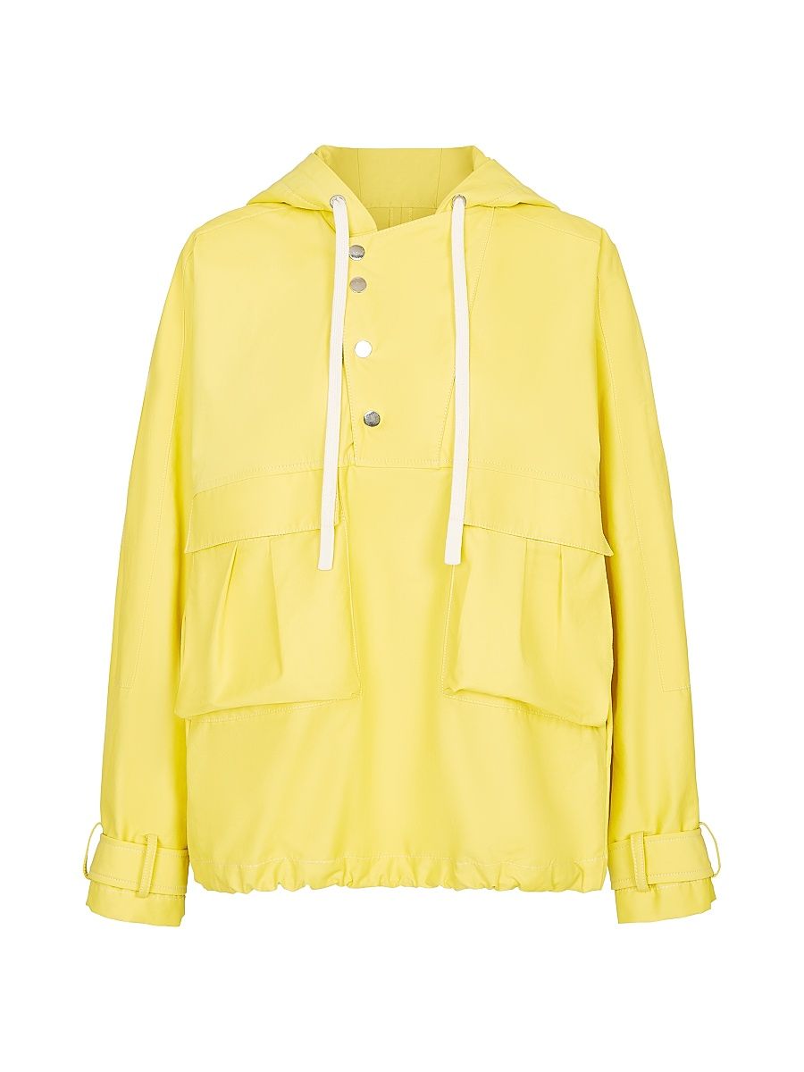 Women's Rain Check Hooded Pullover - Yellow - Size XL