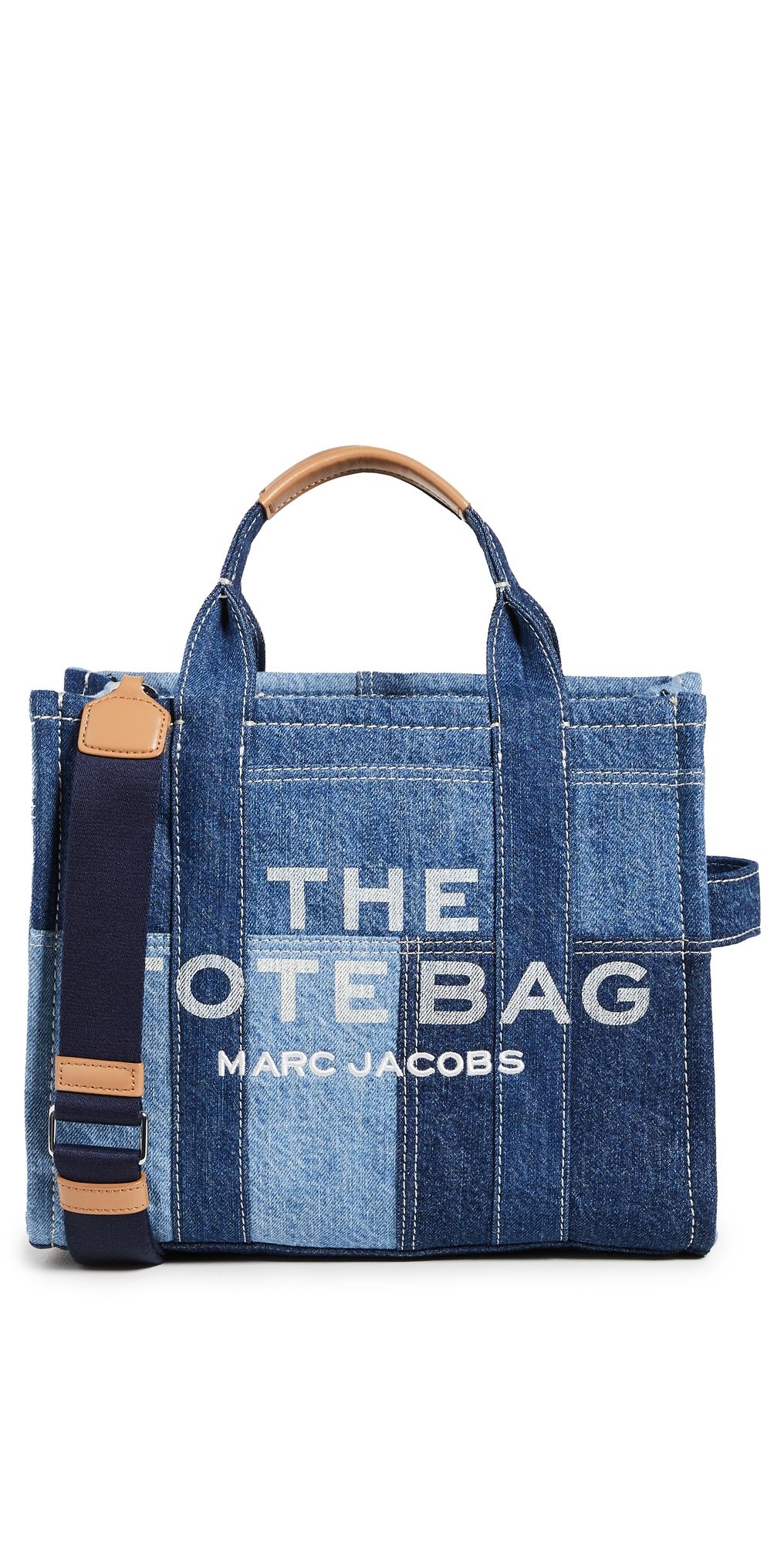 Marc Jacobs The Denim Medium Tote Bag Blue Denim One Size