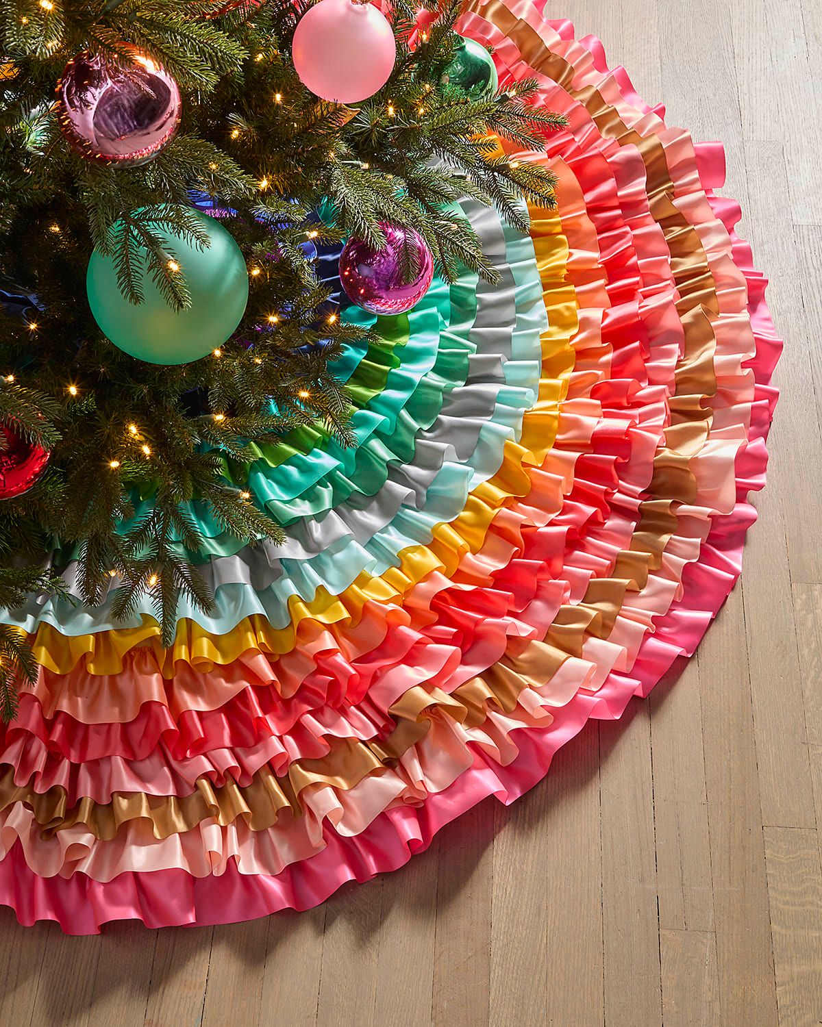 Rows of Ruffles Tree Skirt