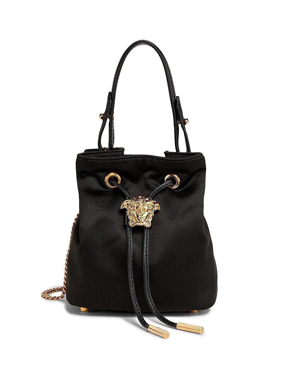 Women's Medusa Top-Handle Bucket Bag - Black Versace Gold