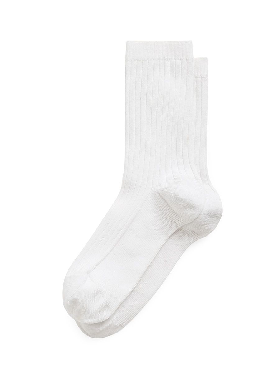 Women's 2-Pack Rib-Knit Socks - Macadamia - Size 38