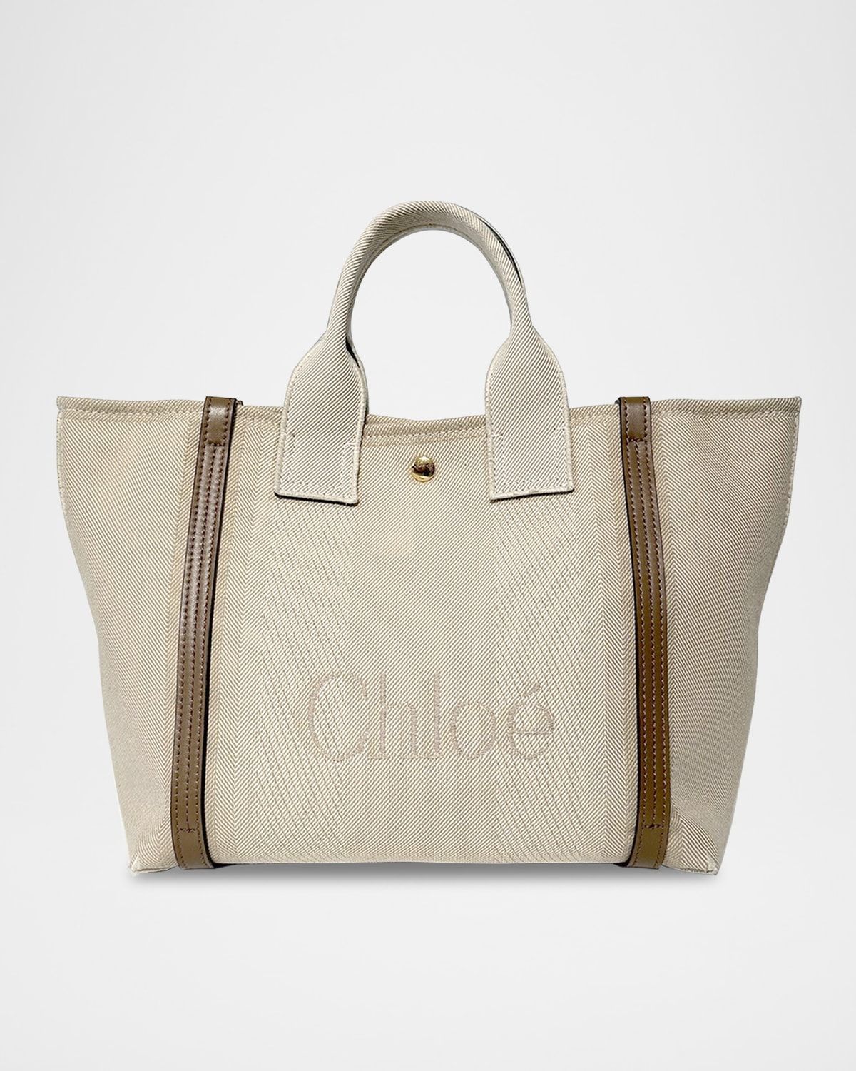 Small Tote Bag in Jacquard Canvas