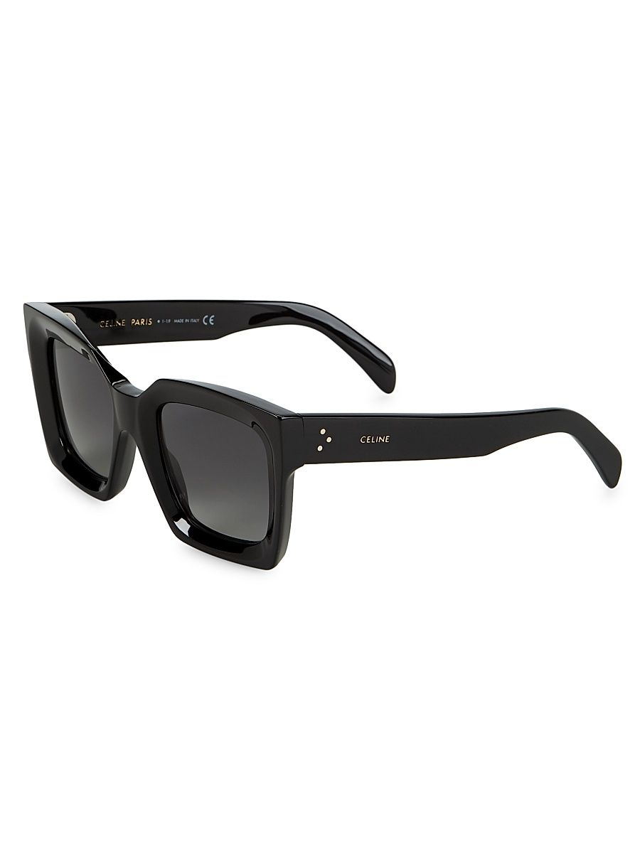 Women's 51MM Oversized Square Sunglasses - Black