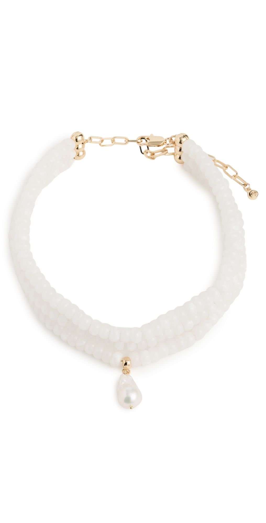 Ettika Marina Layers Necklace Bone One Size