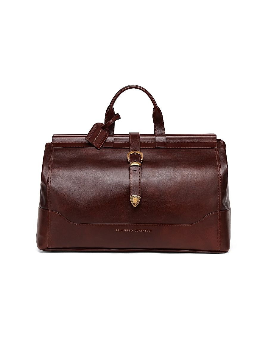 Men's Calfskin Bag - Brown