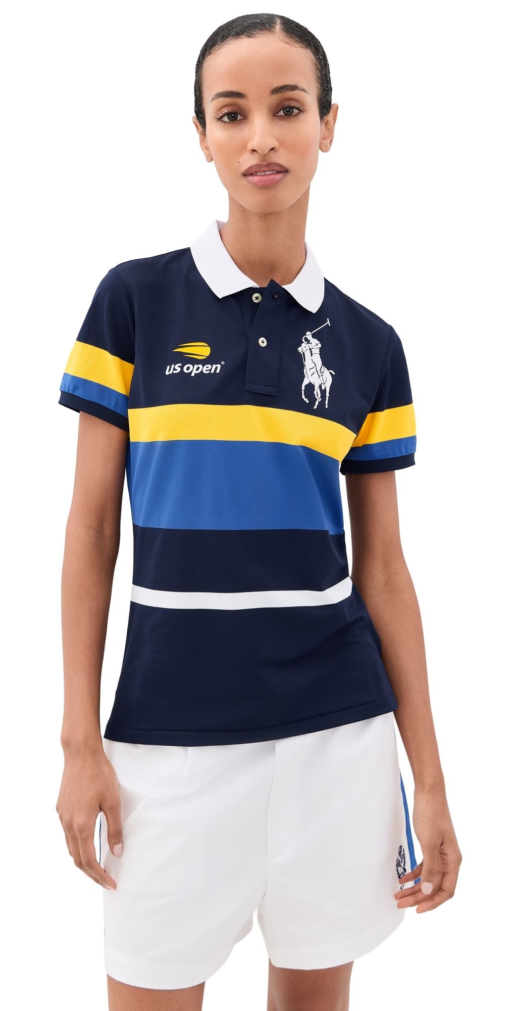 Polo Ralph Lauren Tech Pique Knit Polo REFINED NAVY MULTI L