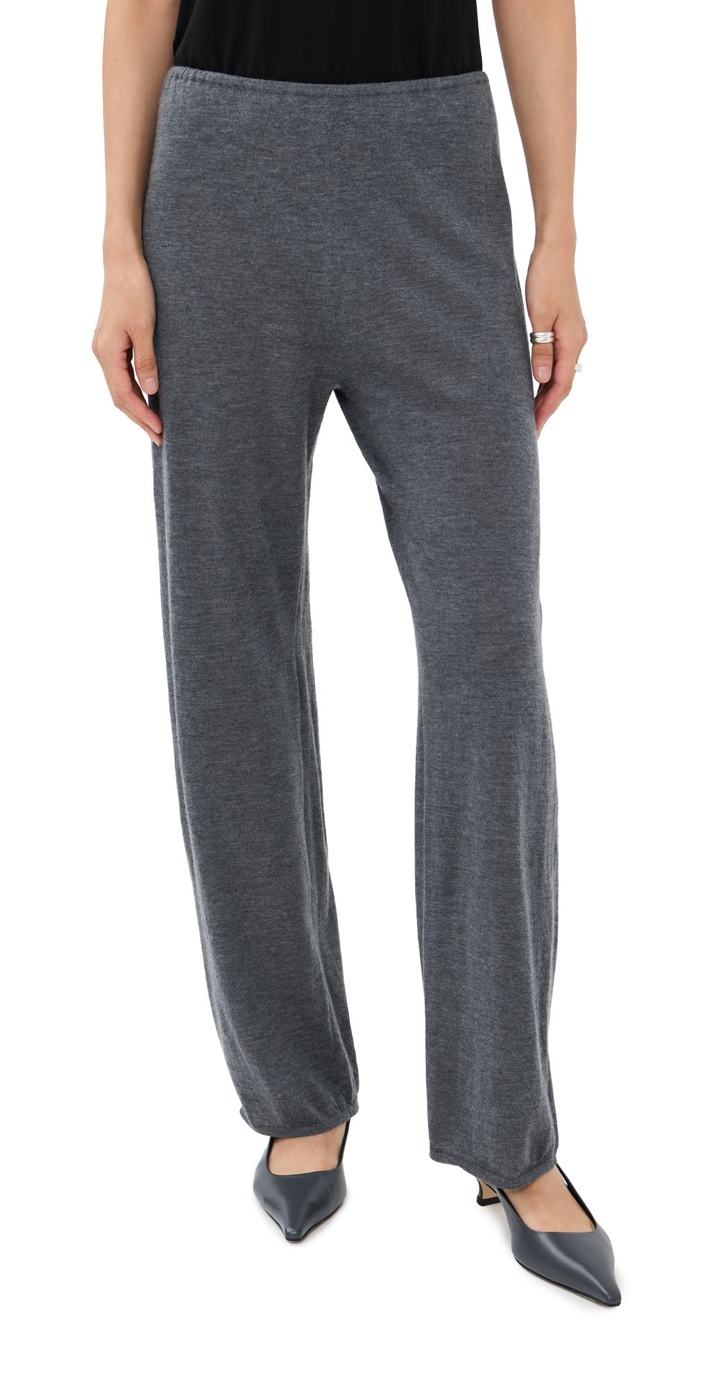 CO Knit Cashmere Pants Grey XL