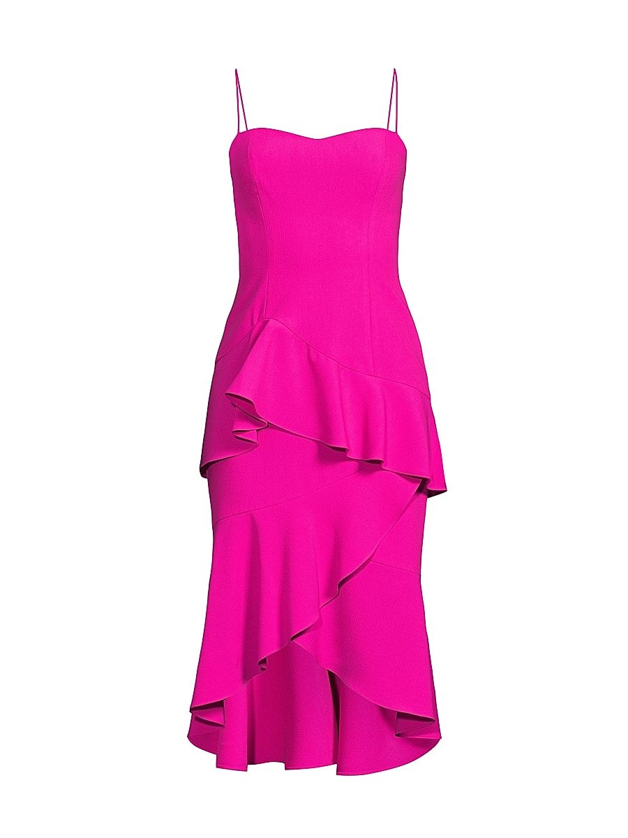 Women's Barbados Crepe Dress - Vibrant Pink - Size 6