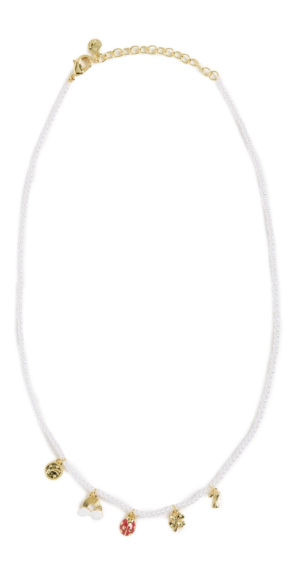 Gorjana Lucky Mini Charm Necklace Gold One Size