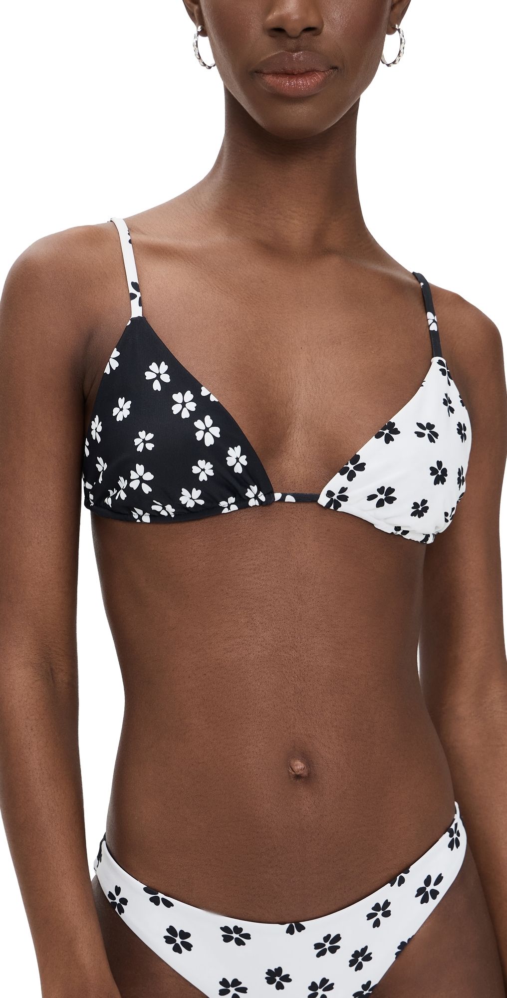 MIKOH Reeve Bikini Top Mixed Bloom XL
