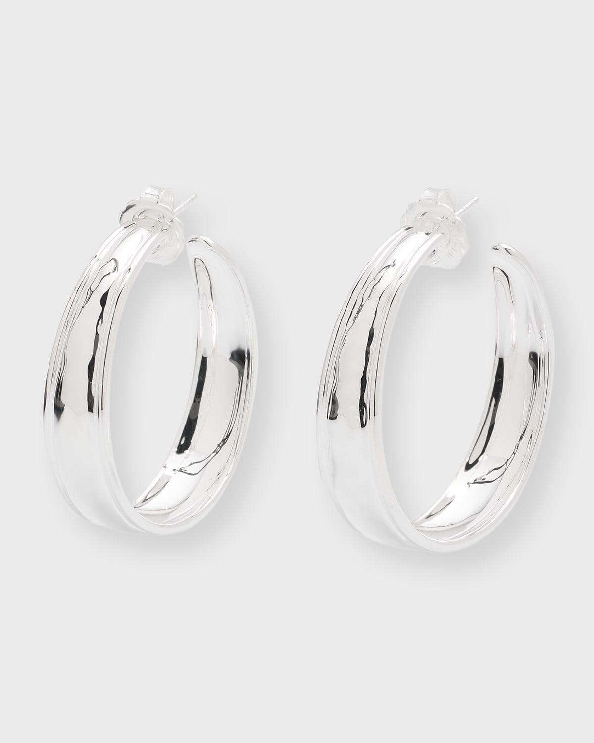 Goddess Hoop Earrings in Sterling Silver