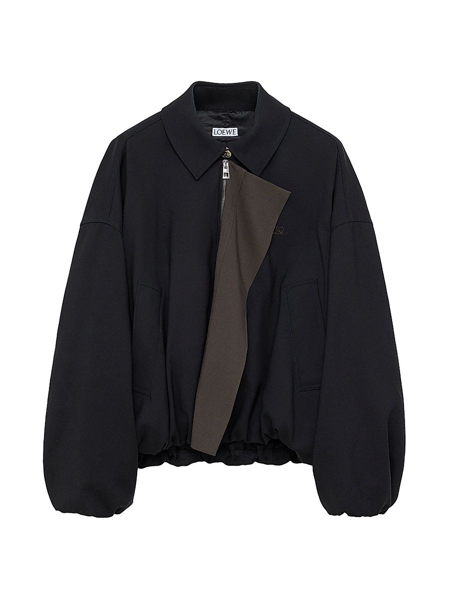 Women's Asymmetric Panel Jacket - Black - Size 10