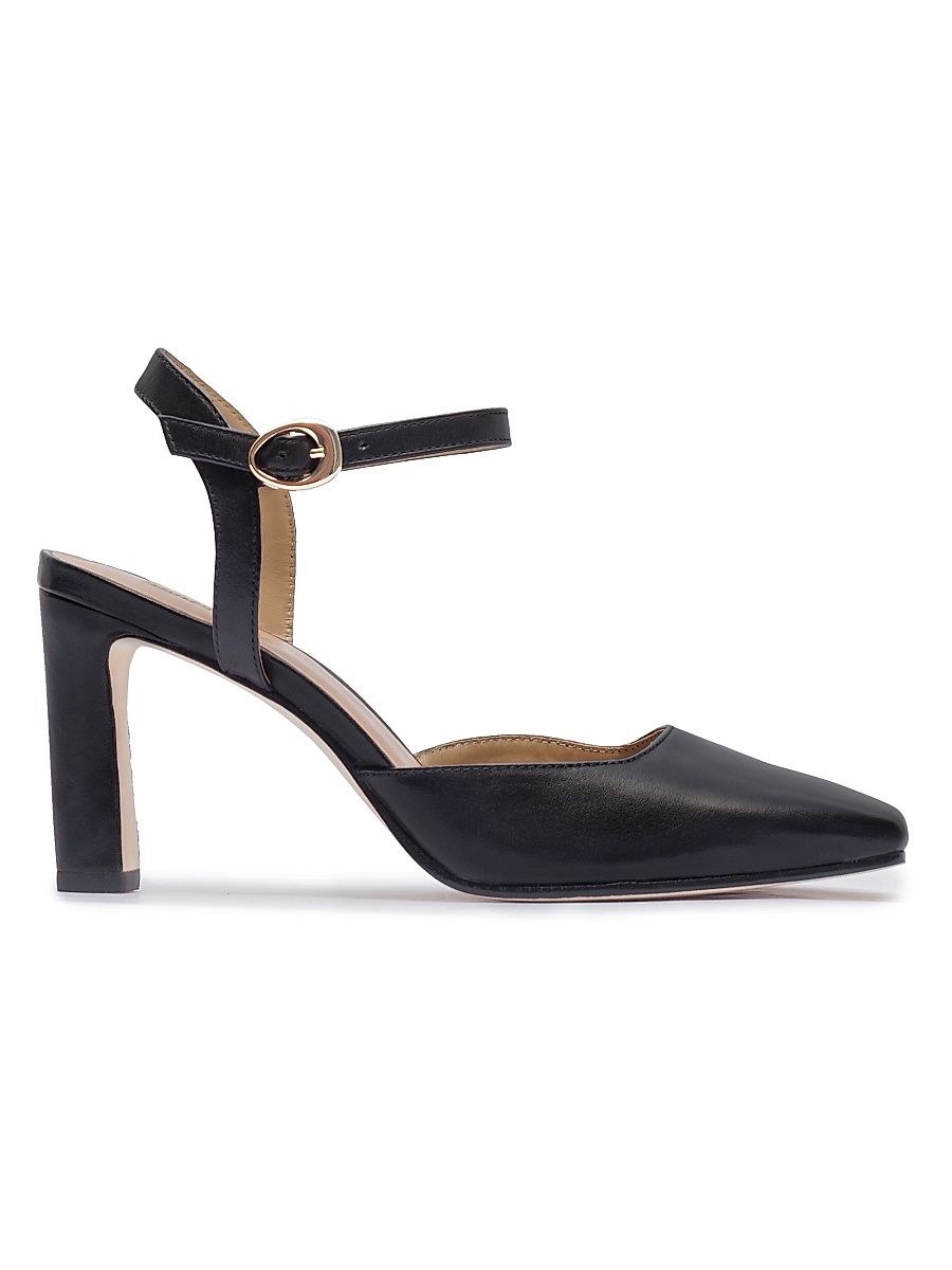 Women's Gama Square Toe Pumps - Black - Size 6