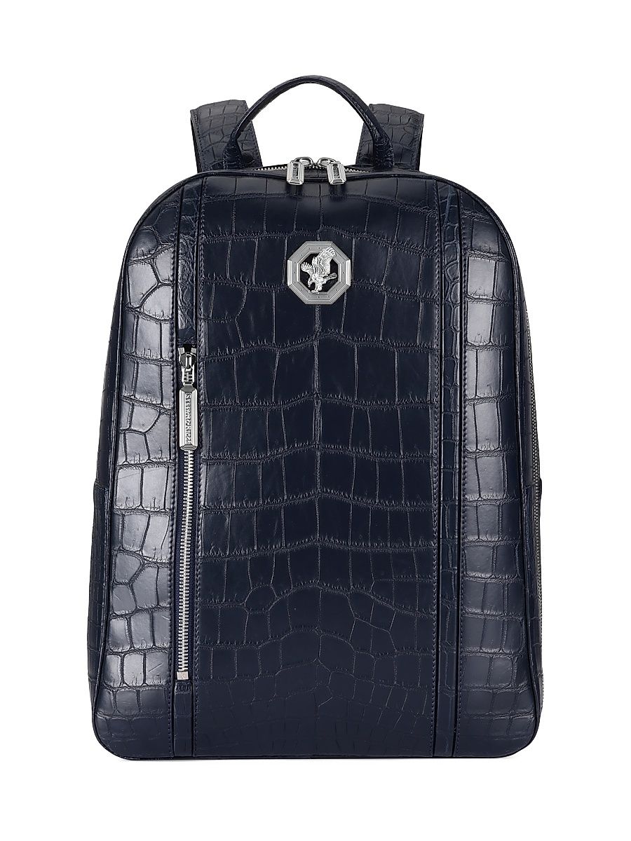Men's Unique Crocodile Backpack - Blue