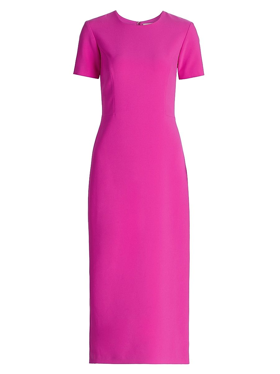 Women's Tamara Back-Slit Midi-Dress - Cerise - Size 4