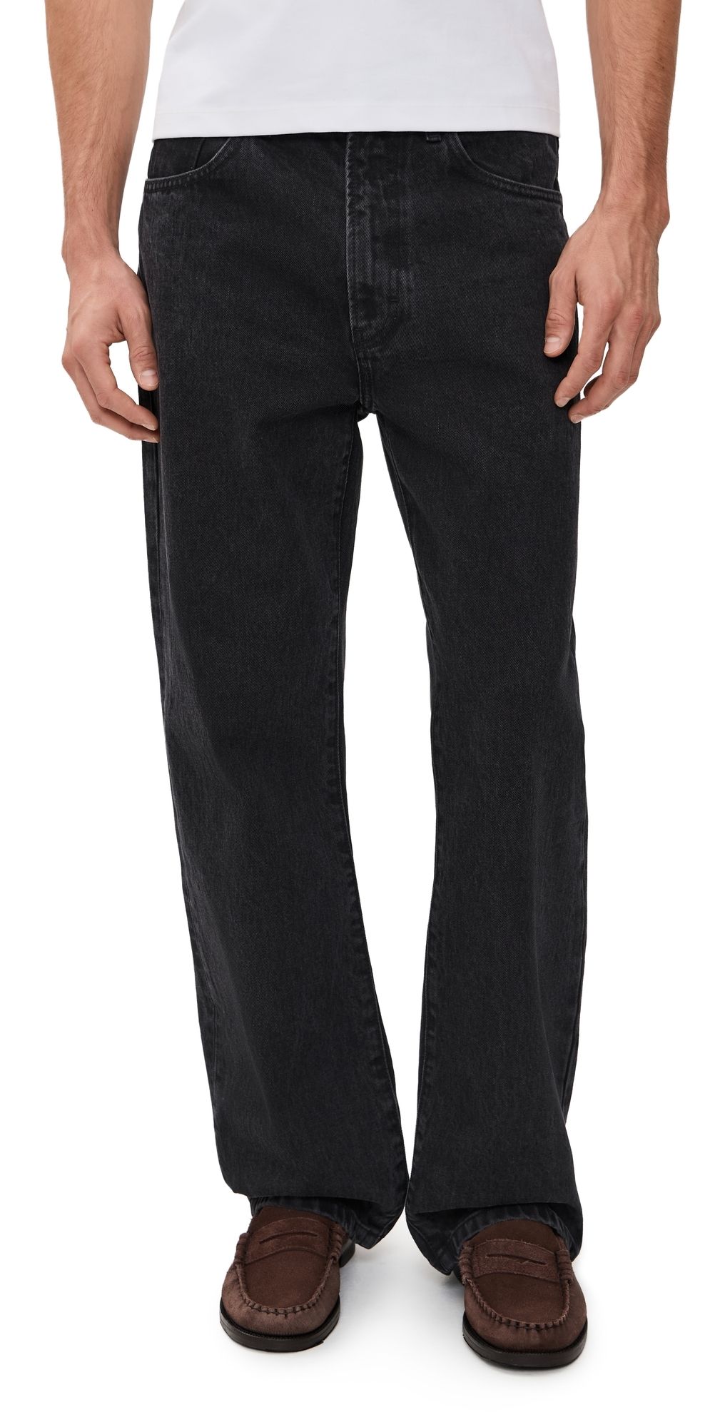 Jeanerica Vega Straight Leg Jeans Black 2 Weeks 30