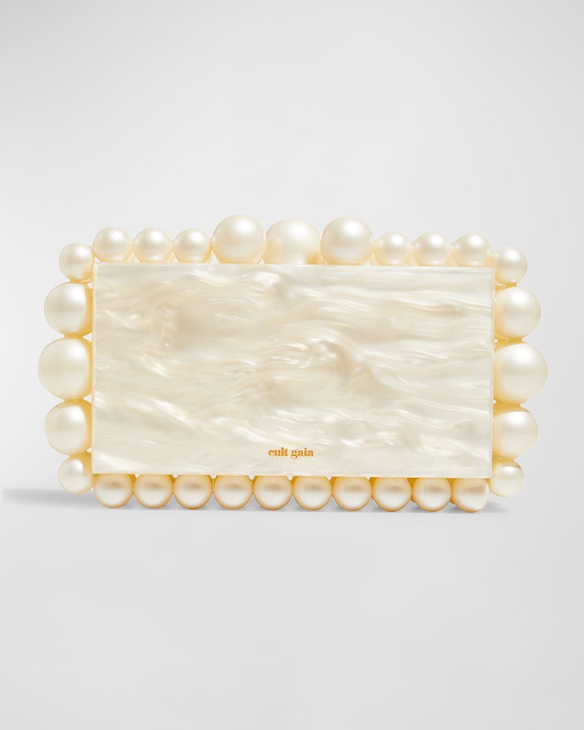Eos Pearly Acrylic Clutch Bag