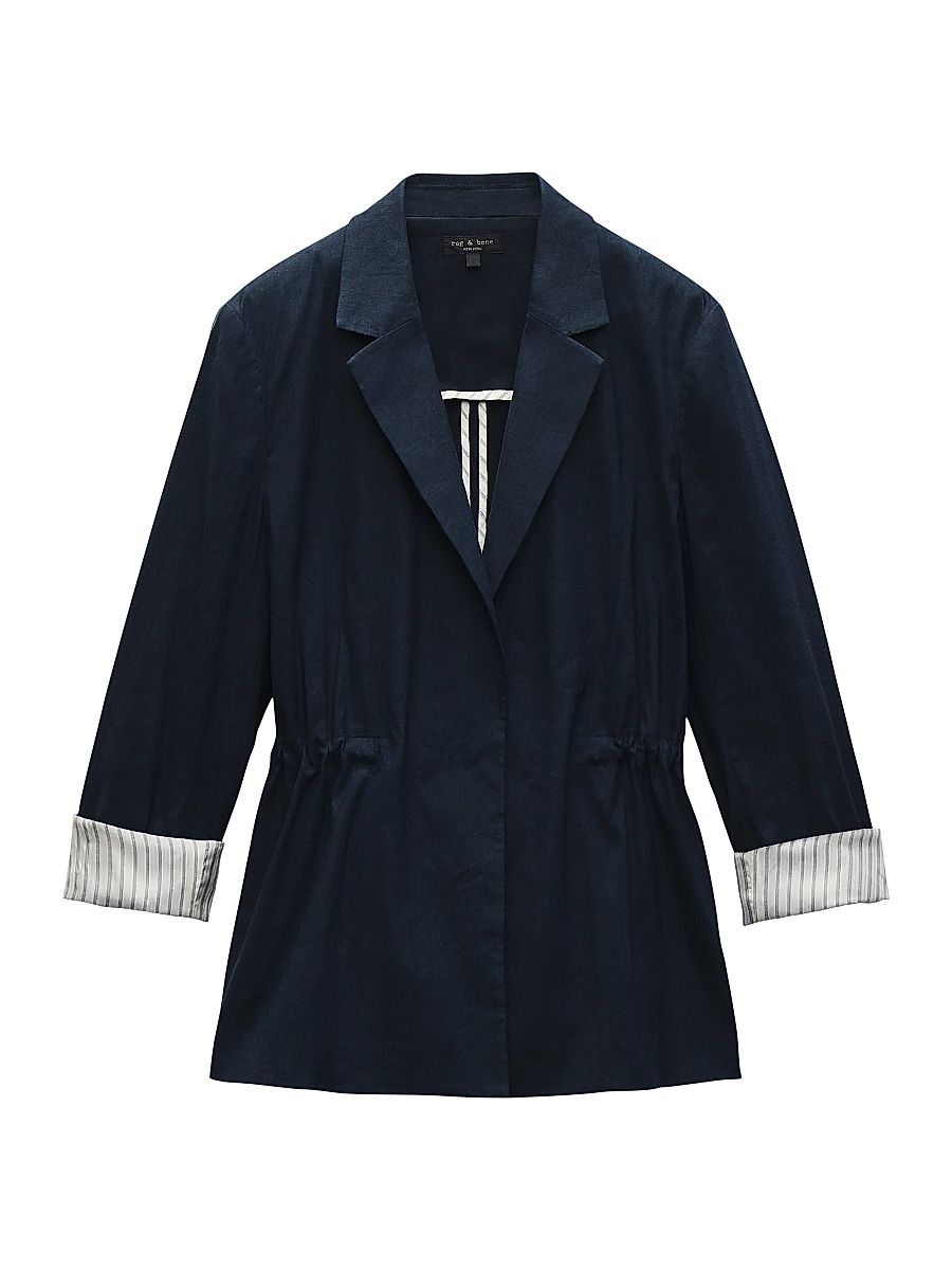 Women's Spencer Linen Blend Blazer - Salute - Size 8