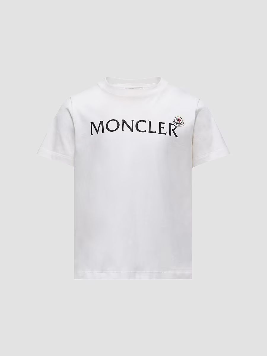 Moncler Boy's Little Boy's & Boy's Crewneck T-Shirt in Cotton - White - Size 14