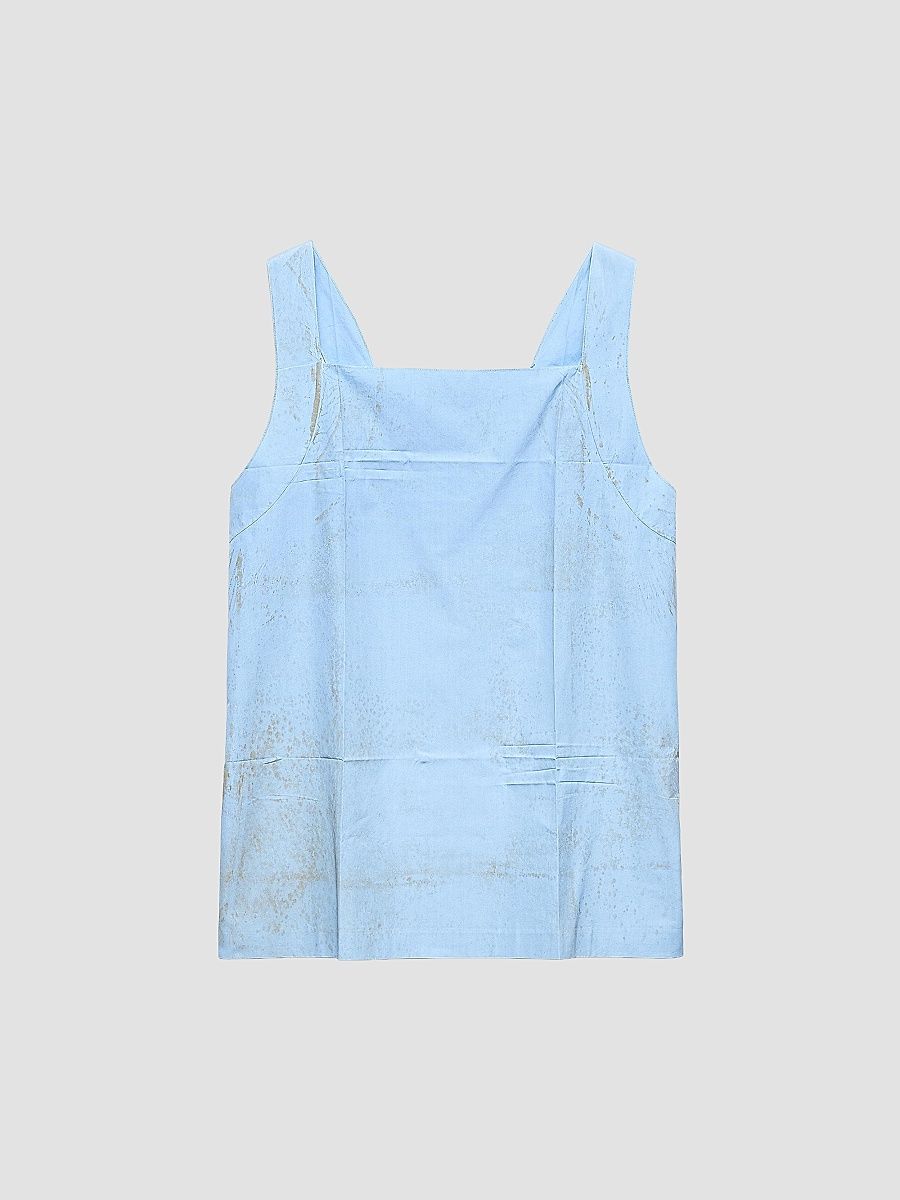 Men's Cotton Tank Top - Blue - Size XL