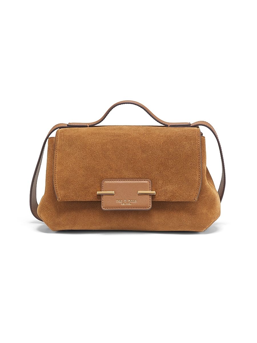 Women's Realm Suede Top Handle Bag - Golden Brown