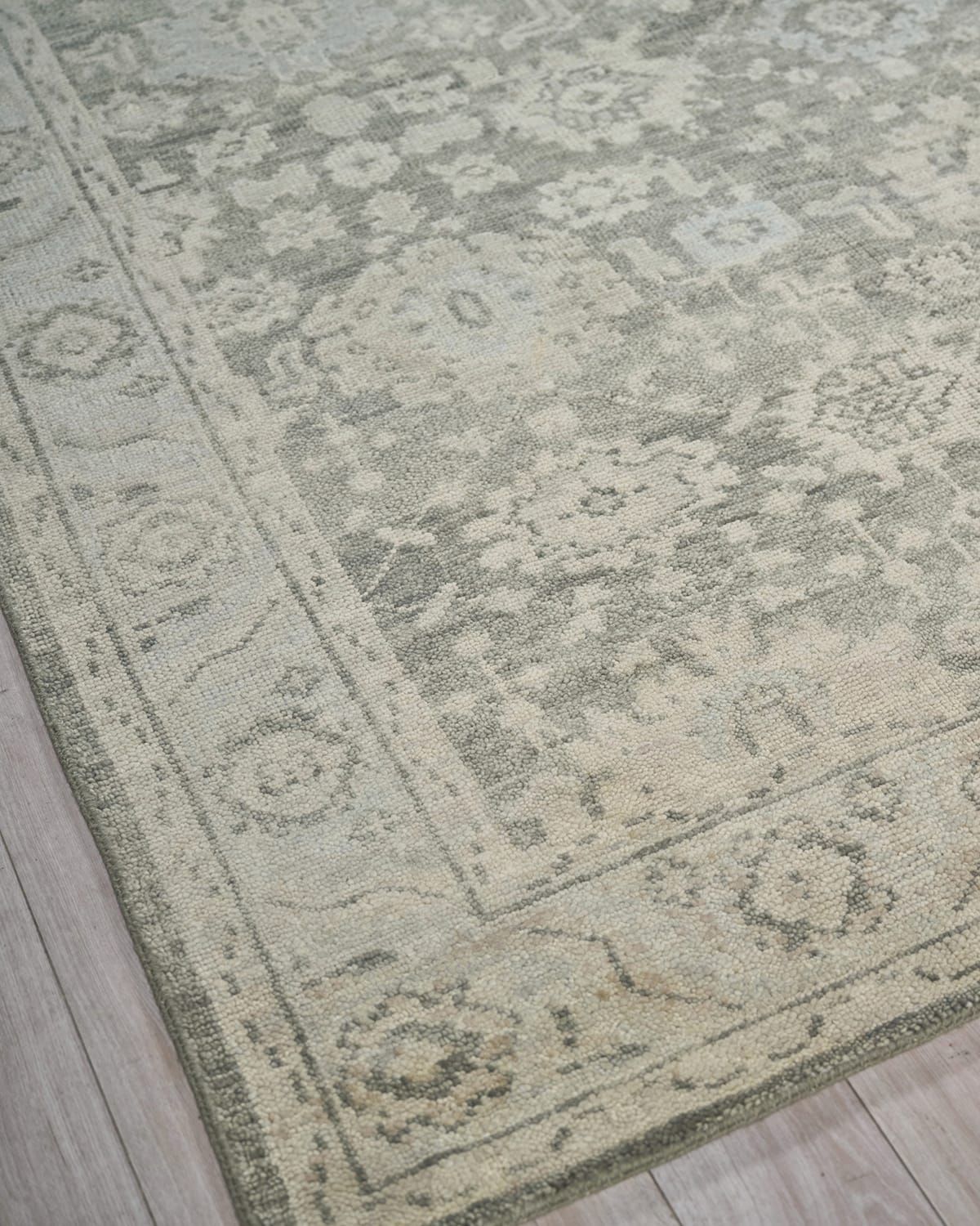 Verano Hand-Knotted Graphite Rug, 8 & apos; x 10 & apos;
