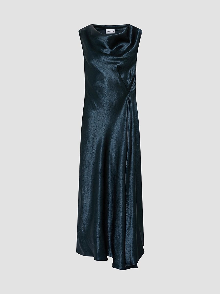 Women's Lightweight Satin Dress - Aviation - Size 14