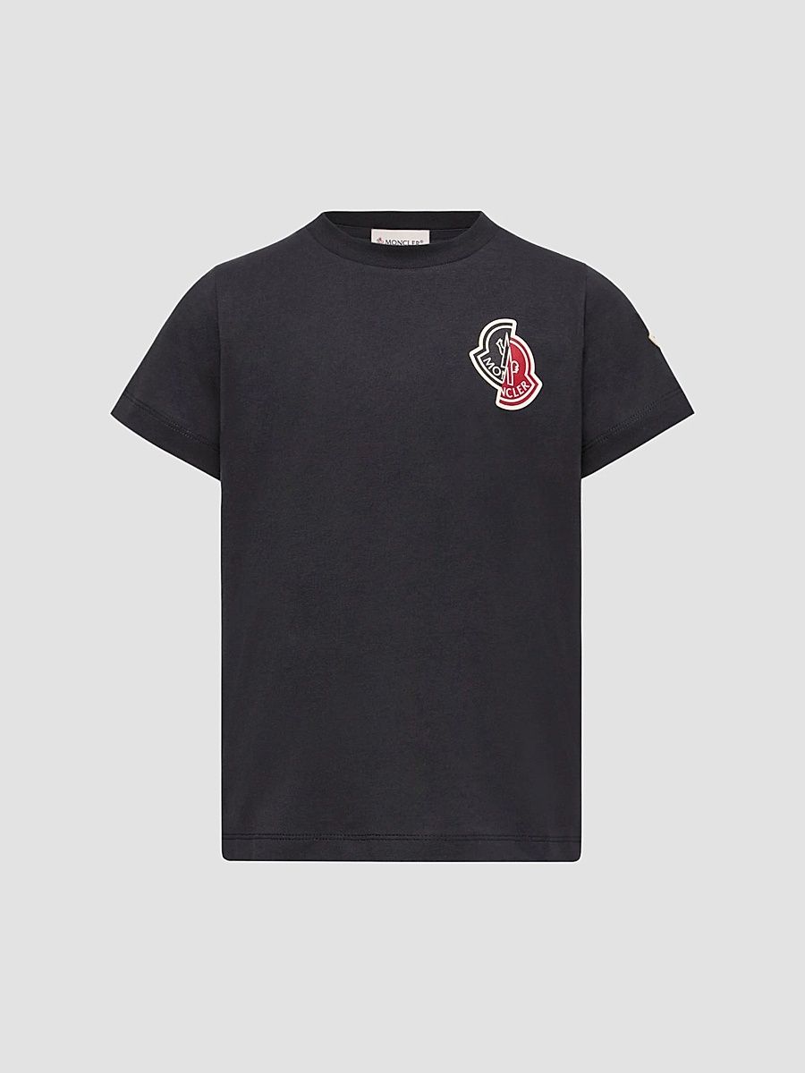 Little Boy's & Boy's Crewneck T-Shirt in Cotton - Dark Blue - Size 4