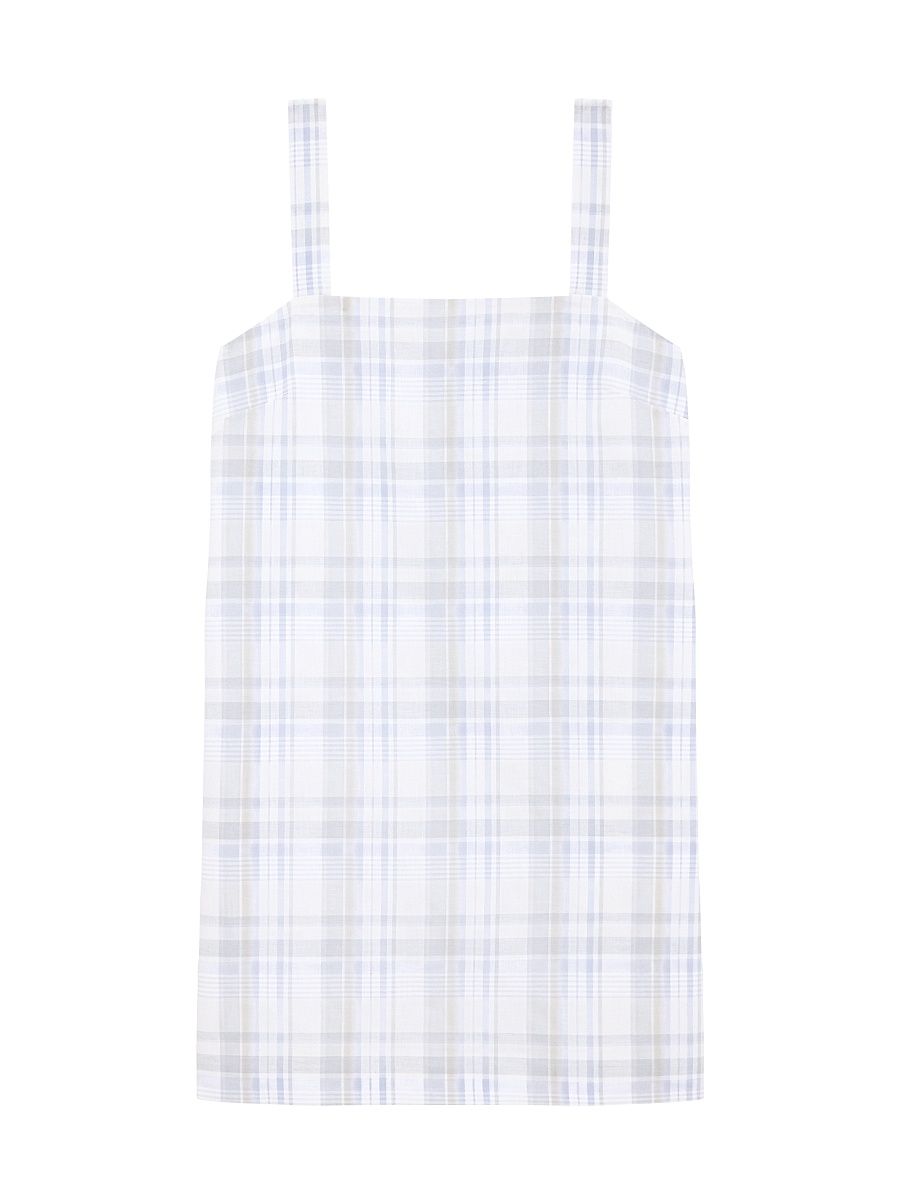 Women's Plaid Shift Minidress - Olympic Multi - Size 12