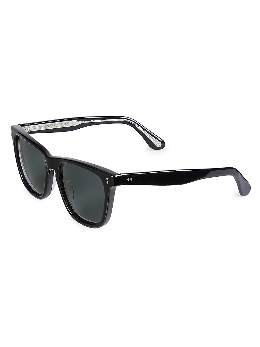 Men's Lynes 55MM Pillow Sunglasses - Black