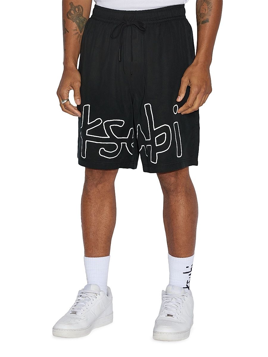 Men's 1999 Life Logo Shorts - Black - Size XXL