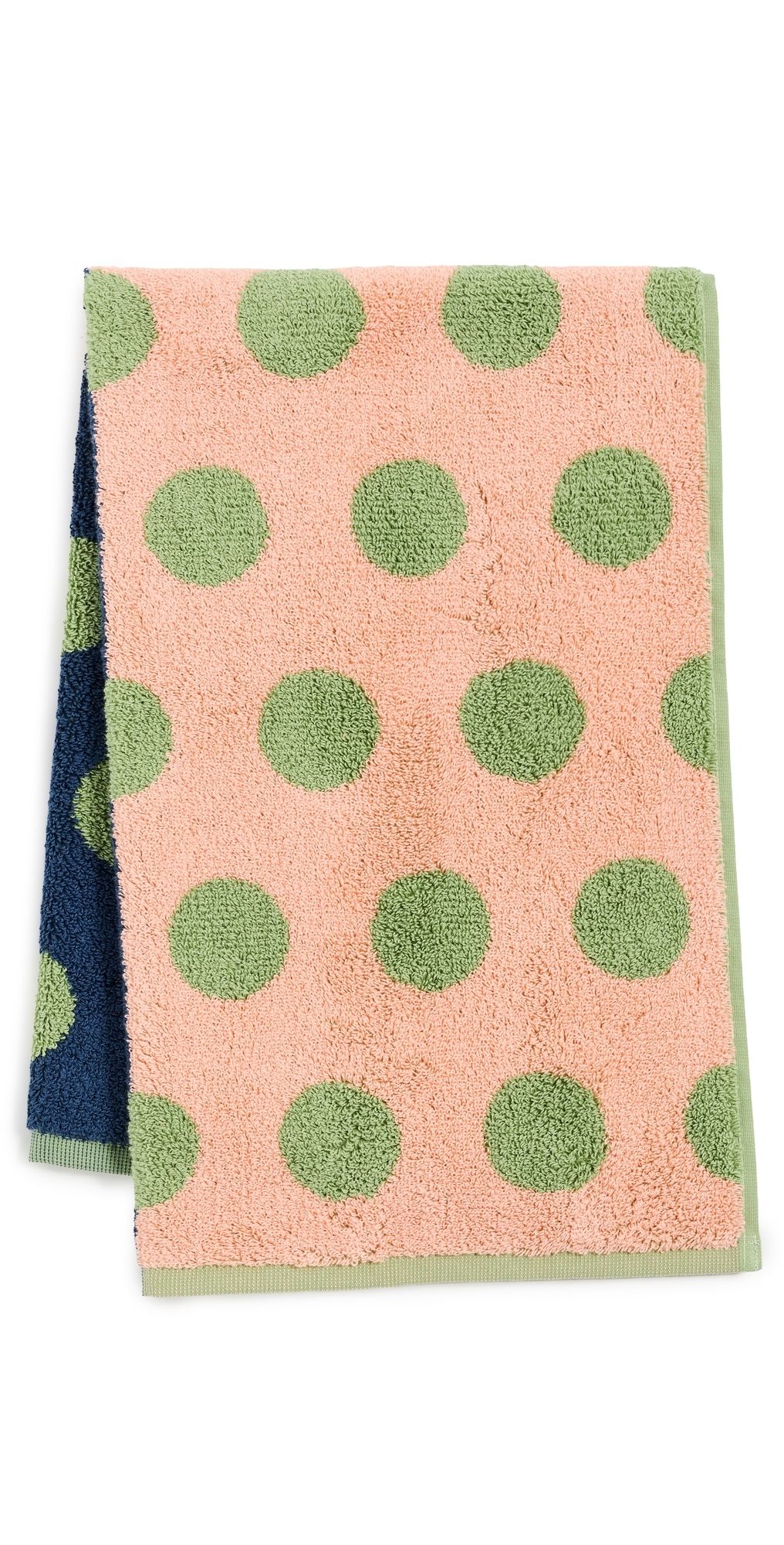 Dusen Dusen Hand Towel Green Dot One Size