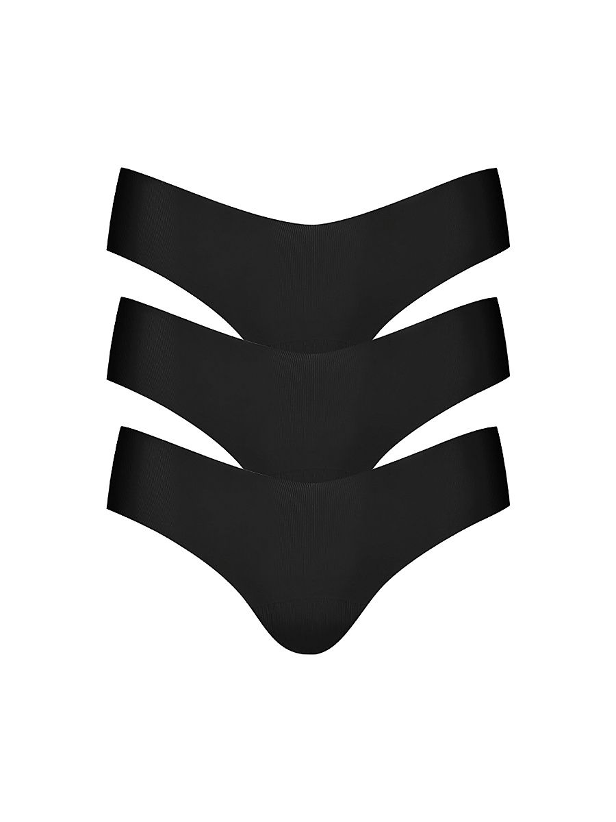 Women's Invisible Rib Thong 3-Pack