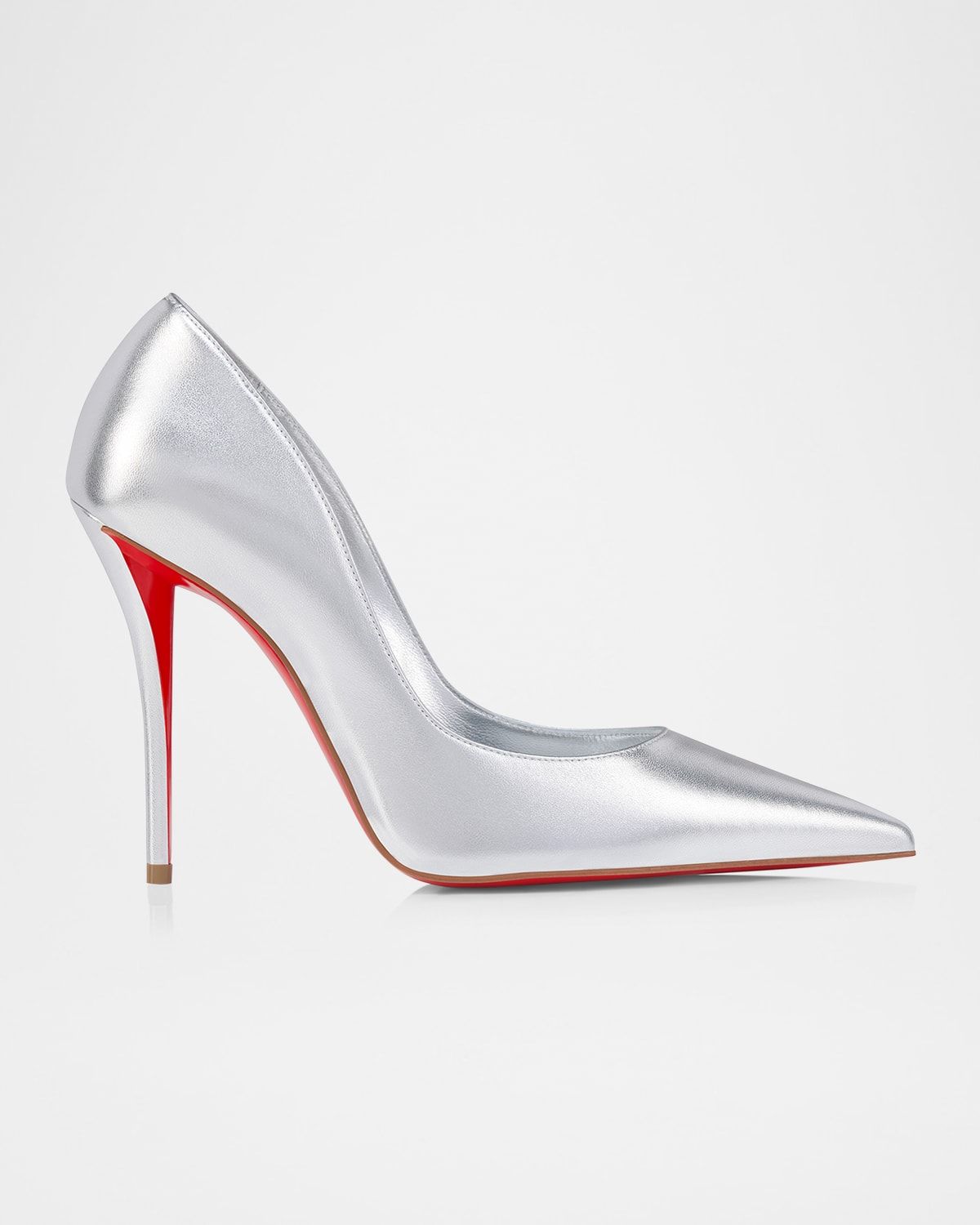 100mm Miss Z Metallic Leather Pumps