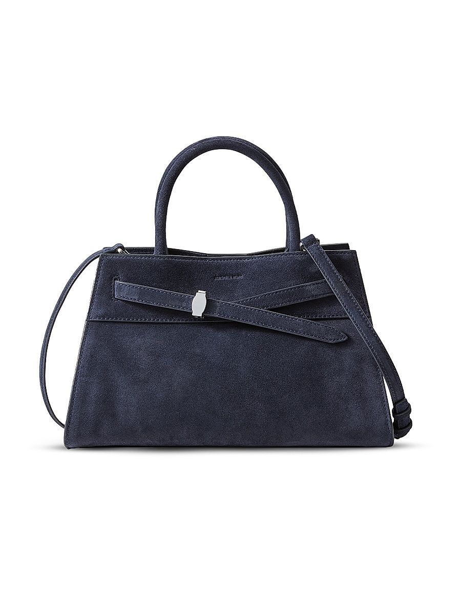 Women's Dash Suede Top Handle Bag - Vb Navy