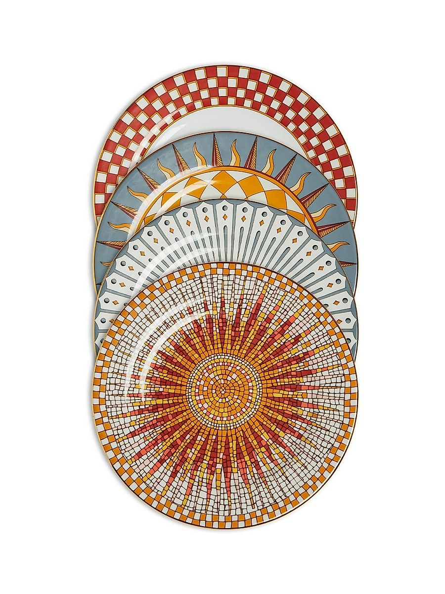 Dessert Plates Set Of 4 - Multi Solar