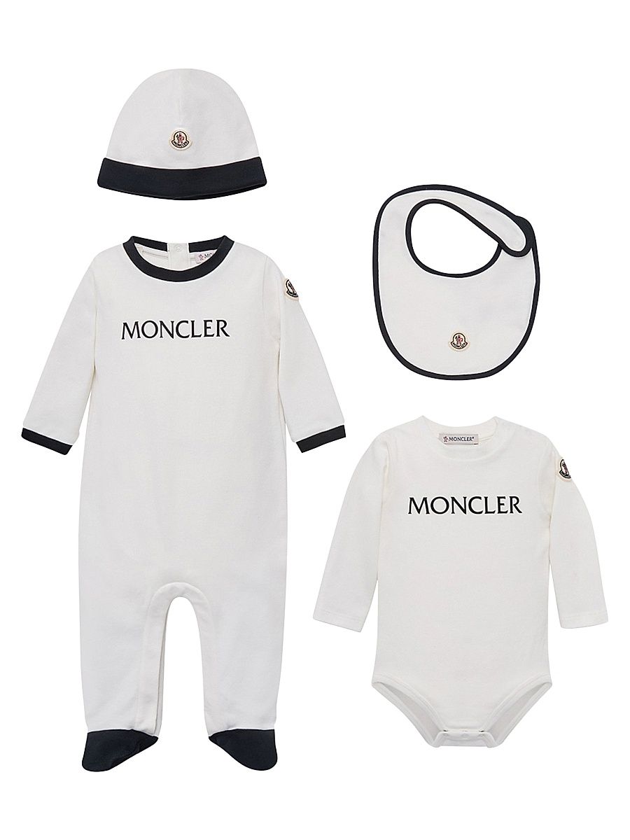 Baby's Set in Cotton - White - Size 9 Months