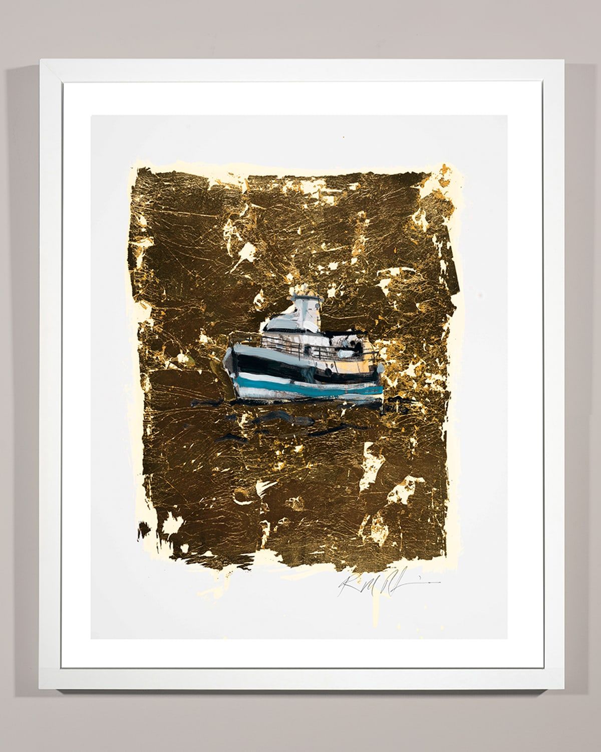 'Gold Coast Boat 2 & apos; Wall Art