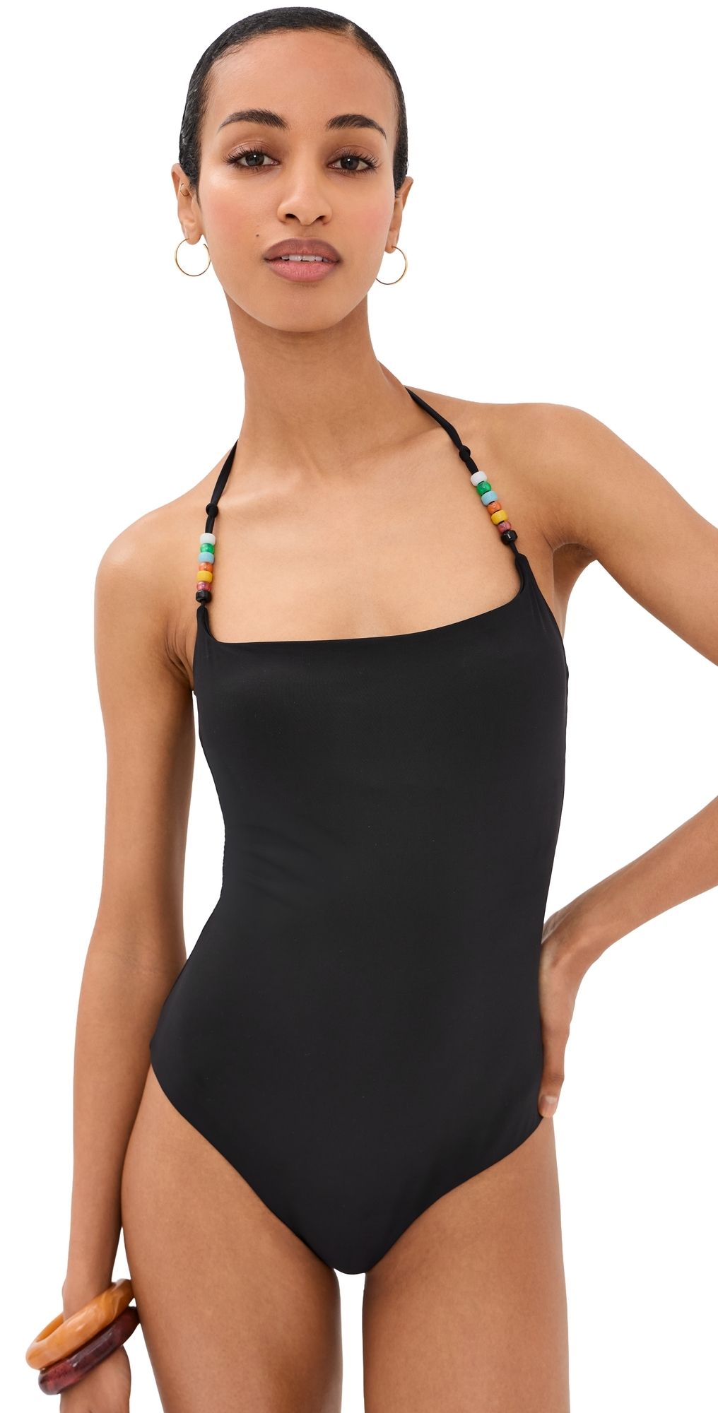 STAUD Laird One-Piece Swimsuit Black S