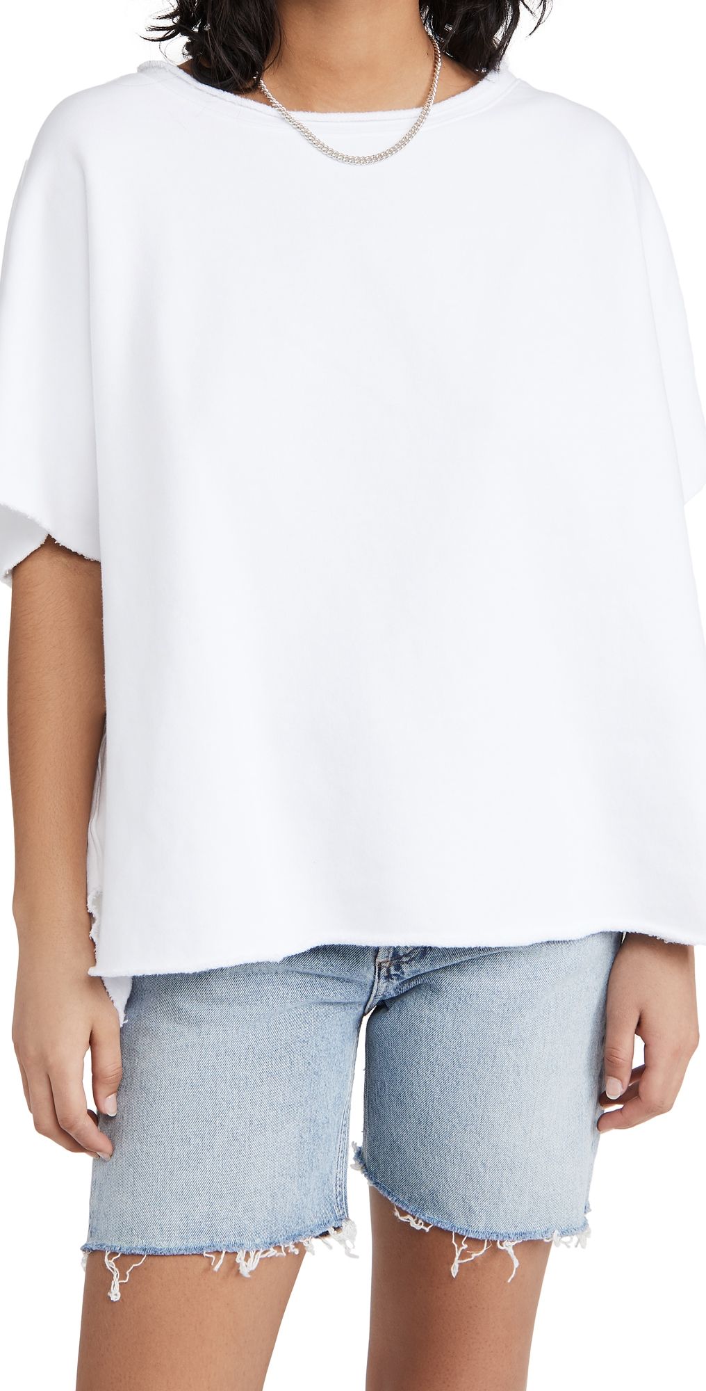 Frank & Eileen Capelet Tee White One Size