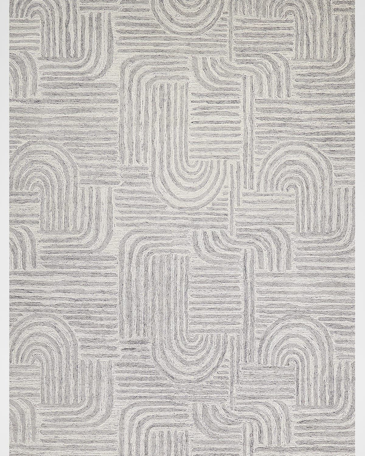 Juno Hand-Tufted Gray/Ivory Rug