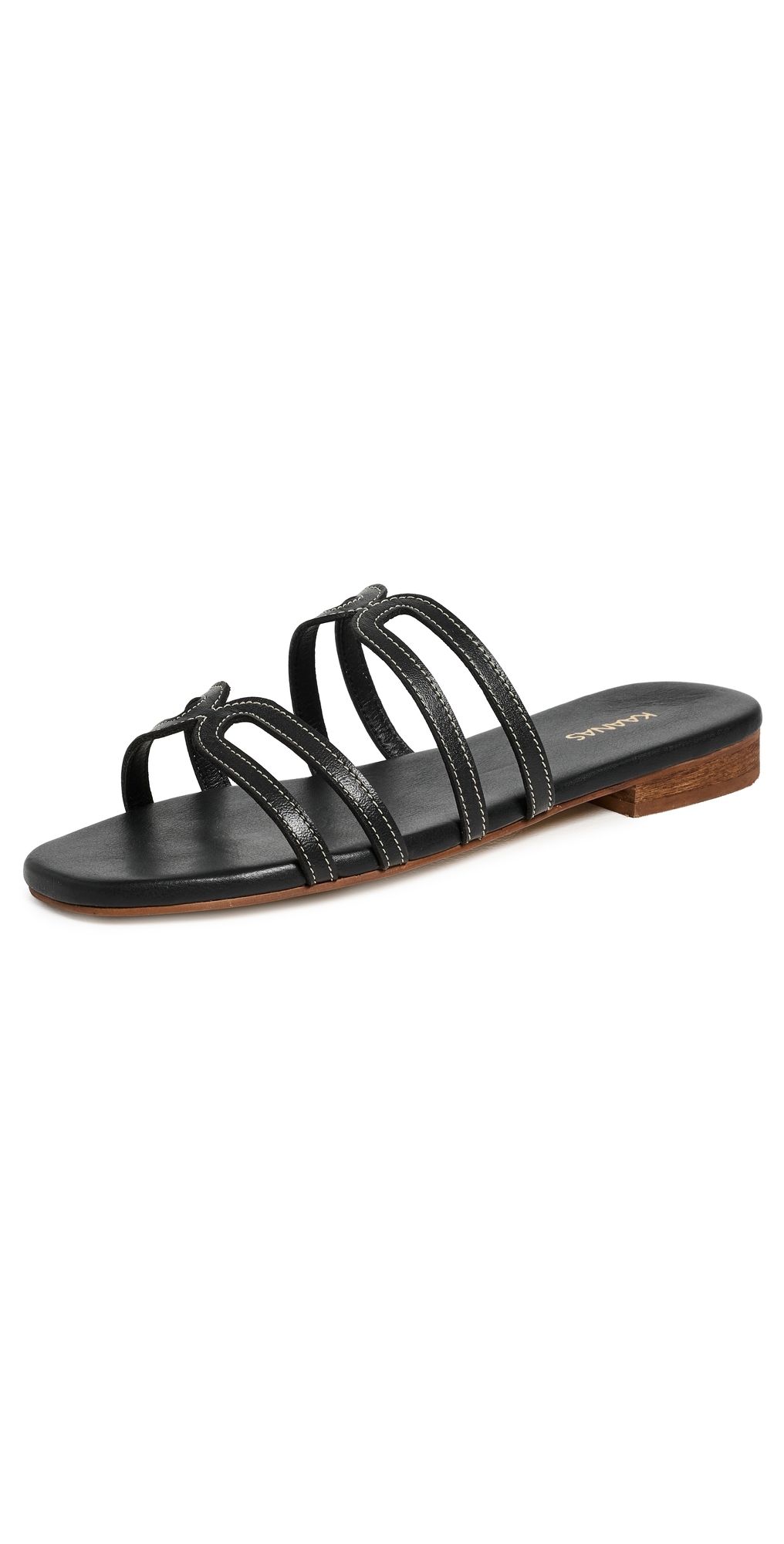 KAANAS Leela Sandals Black 6