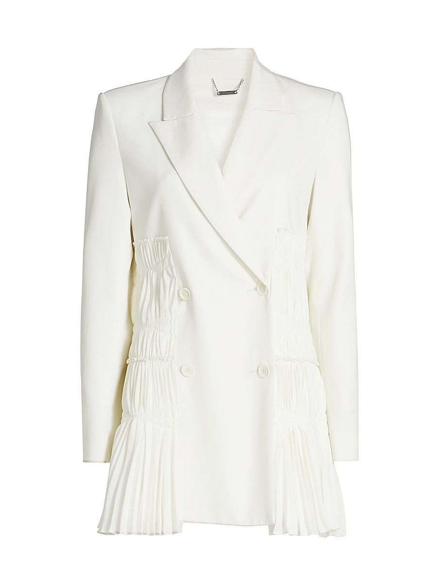 Women's Smith Crepe Blazer Minidress - Ivory - Size 4