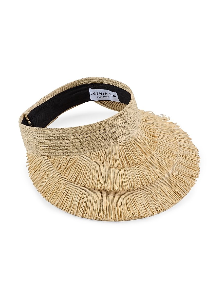 Women's Lexi Fringed Visor - Natural